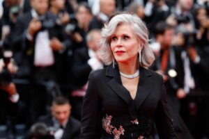 L'attrice Jane Fonda sul red carpet