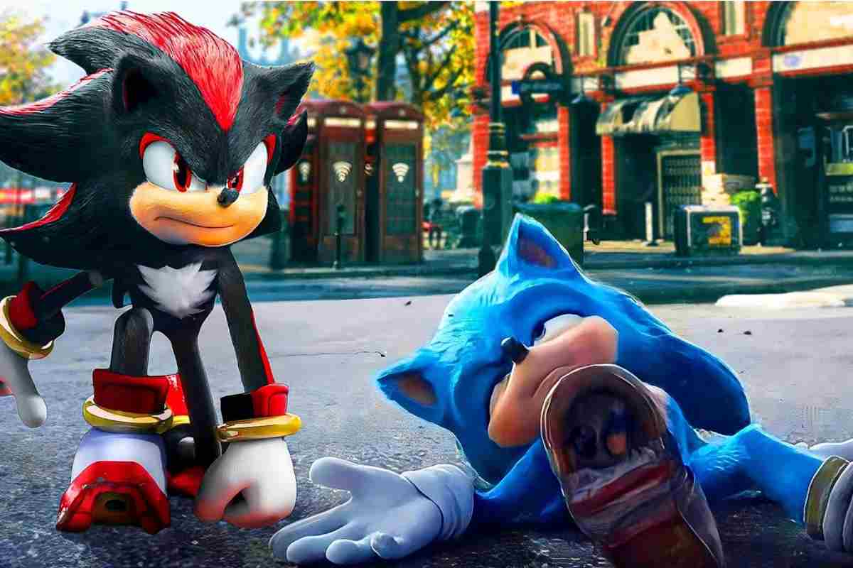 Una scena del terzo film di Sonic